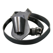 S/H SINGLE BLACK LEATHER BELT