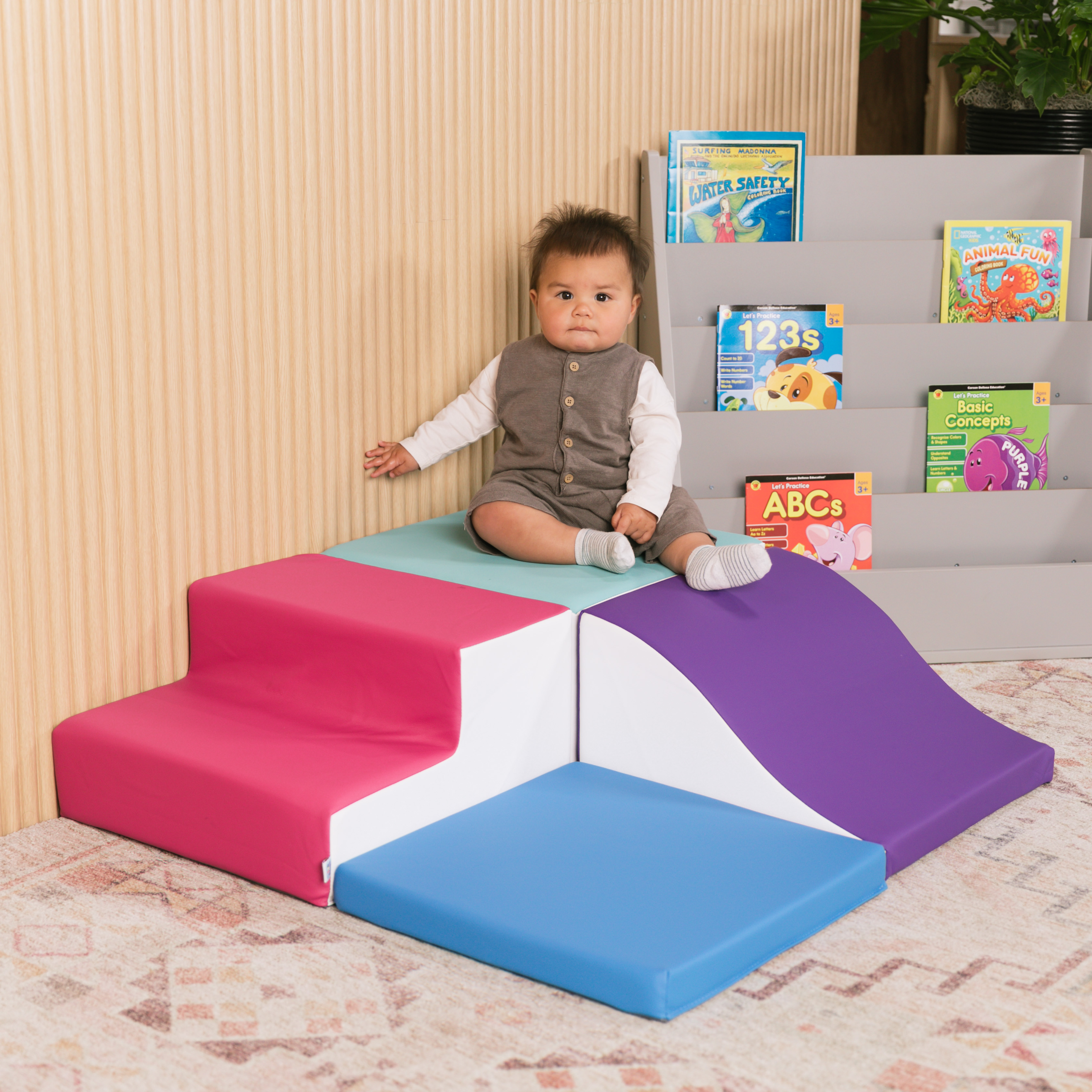 SoftScape Square Toddler Corner Climber - Parfait