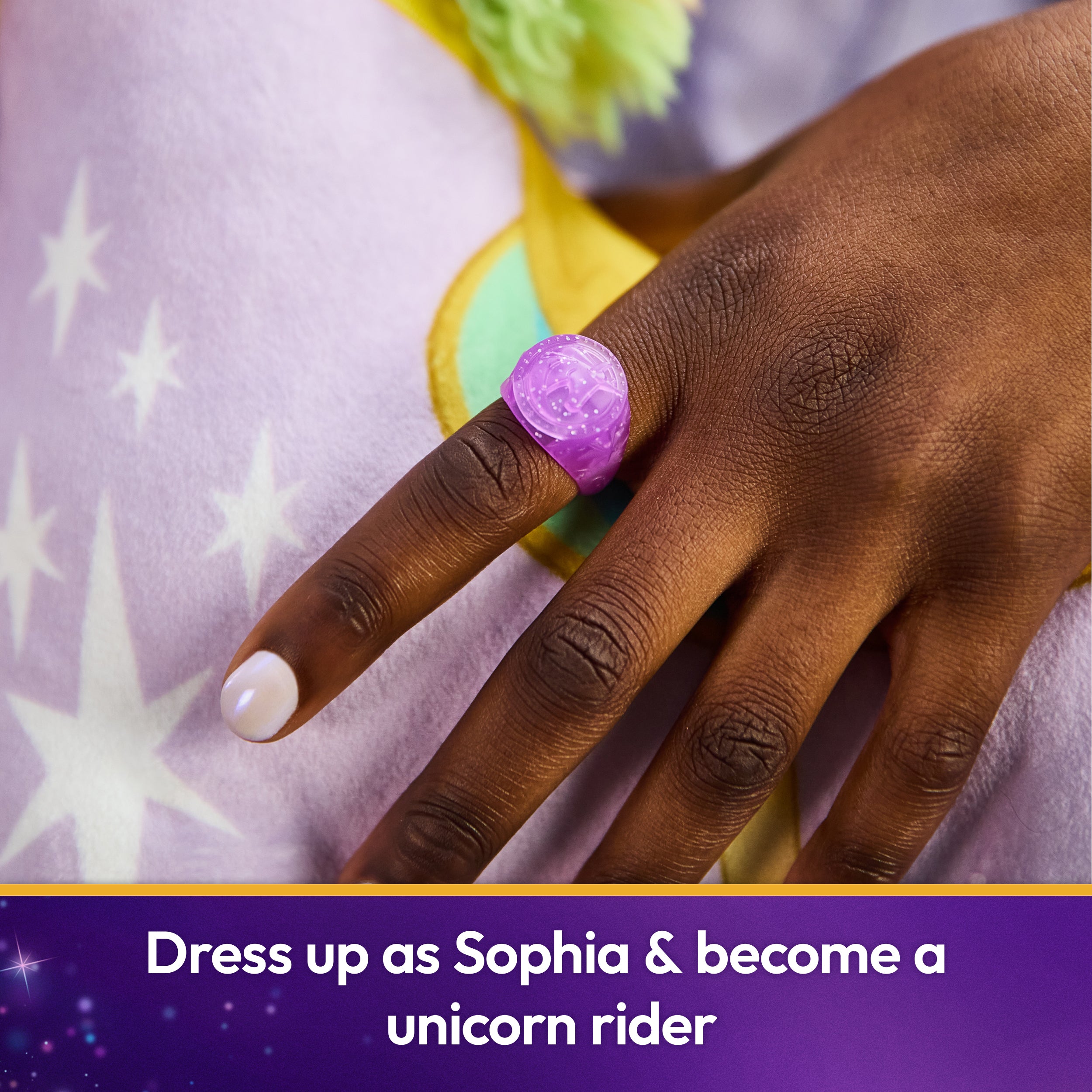 Unicorn Academy, Sophia’s Light Up Necklace & Glitter Ring for Girls Pretend Play & Dress Up, Dolls & Unicorn Toys for Girls Ages 4 and up