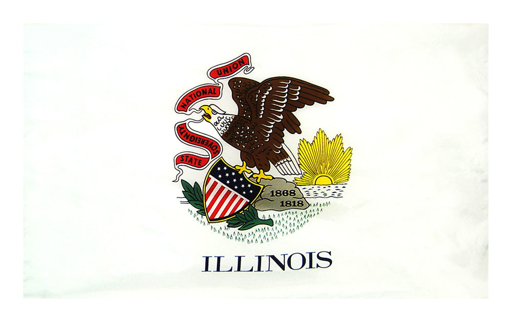 4X6 FT COL NYL-GLO ILLINOIS