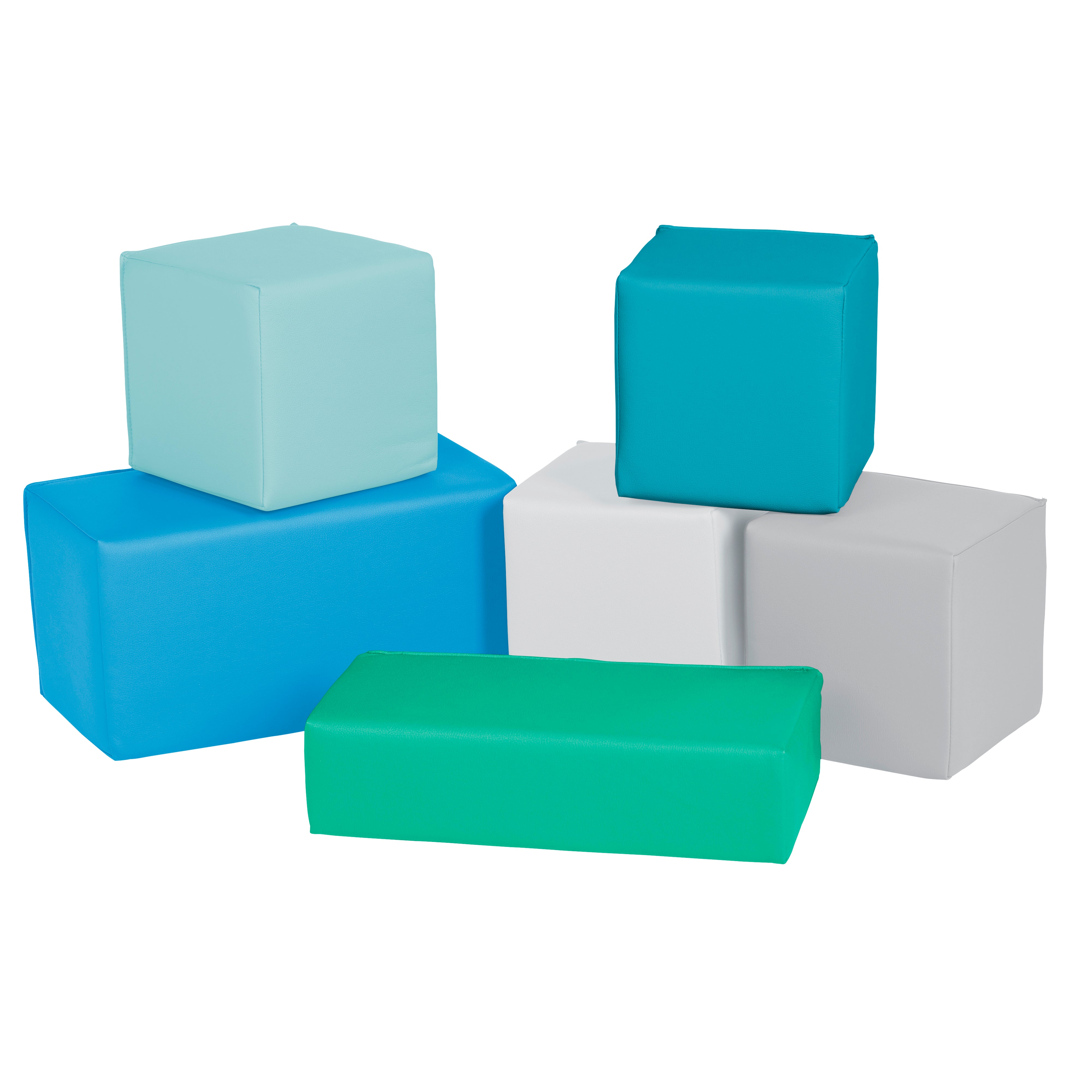 SoftScape Big Block Set, 6-Piece - Contemporary