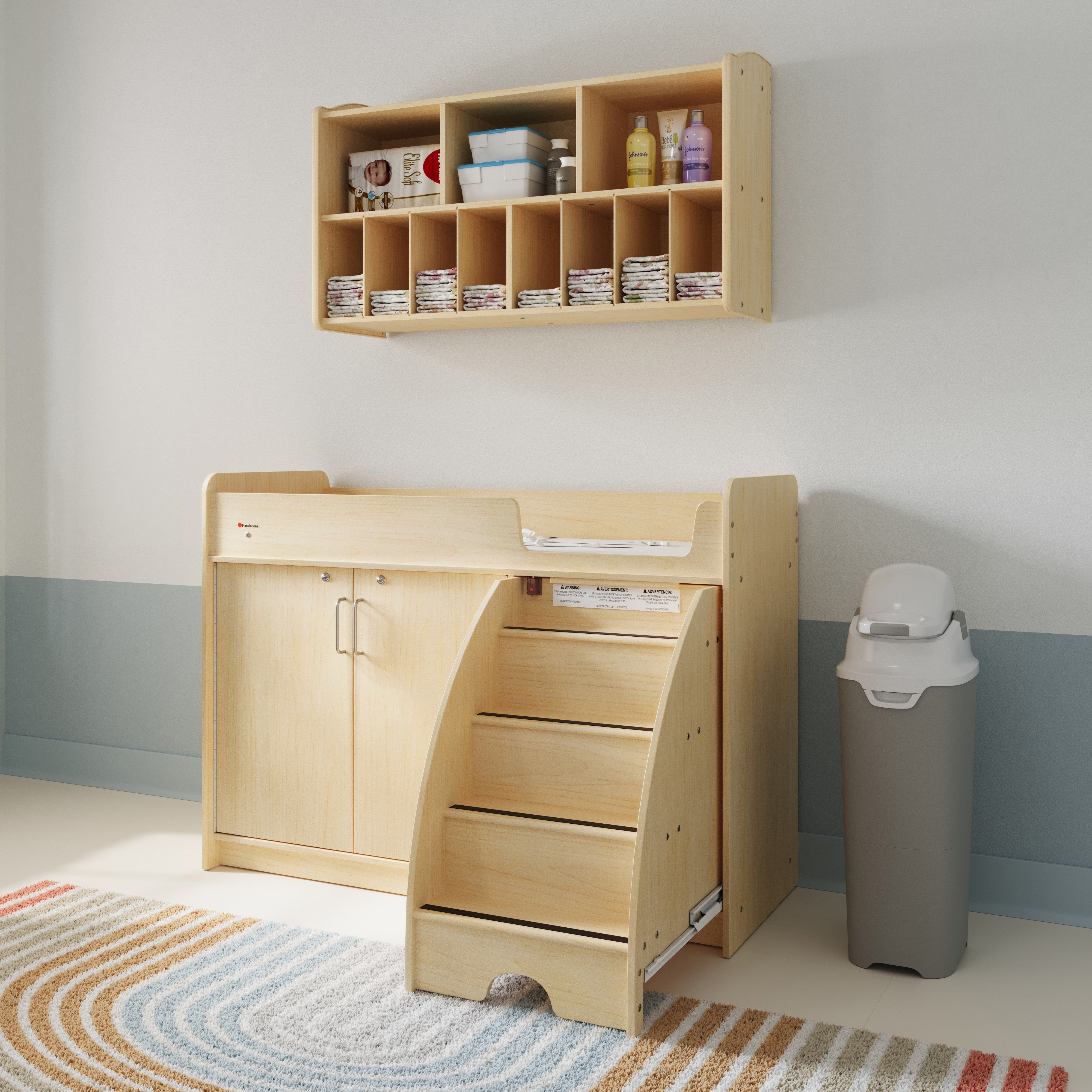 SafeStep Changing Table Right Stairs