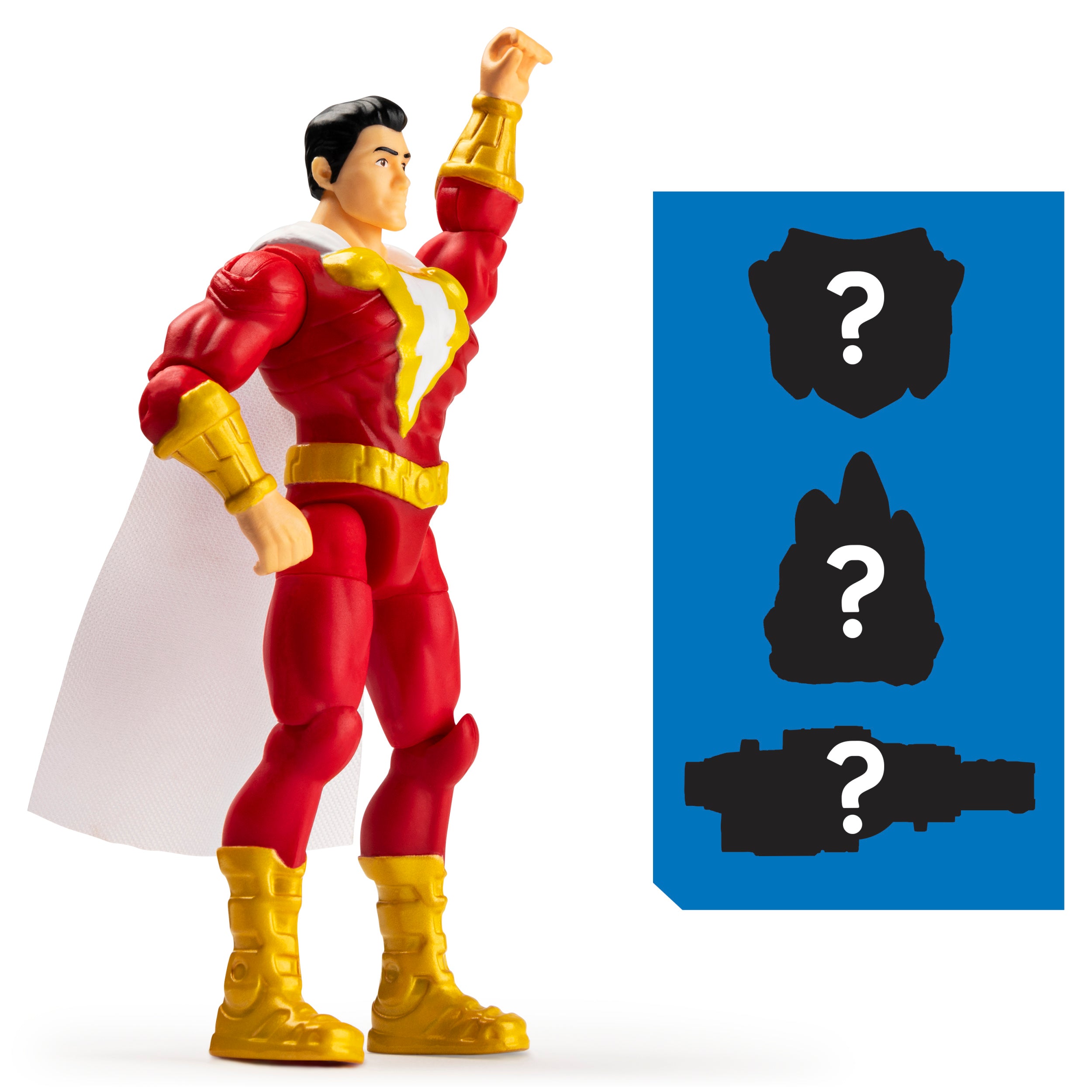 DC Comics, 4-Inch Action Figure with 3 Mystery Accessories Styles May Vary