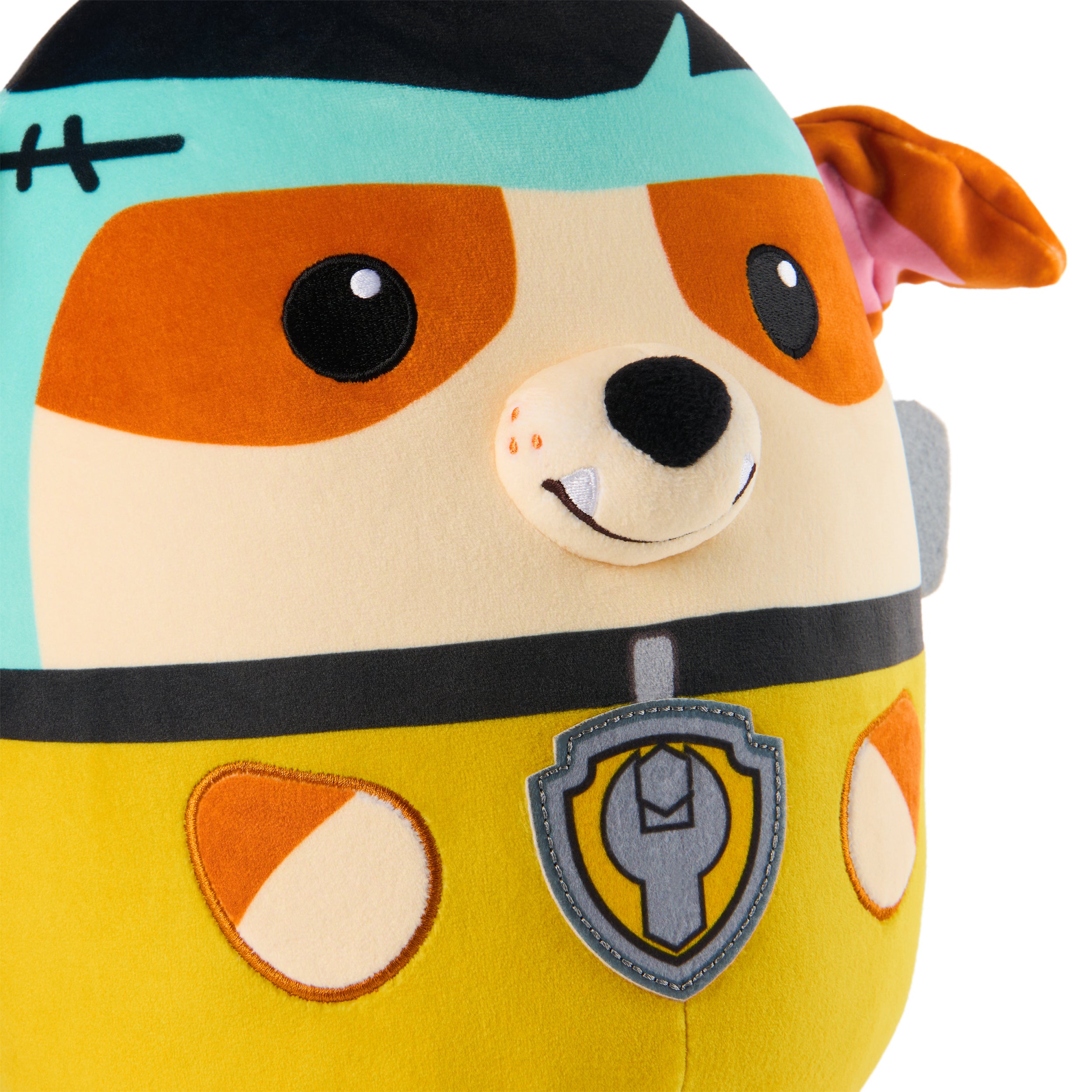 PAW Patrol Franken Rubble Squish Plush, Official Toy from the Hit Cartoon, Special Edition Squishy Stuffed Animal for Ages 1 and Up, 12”