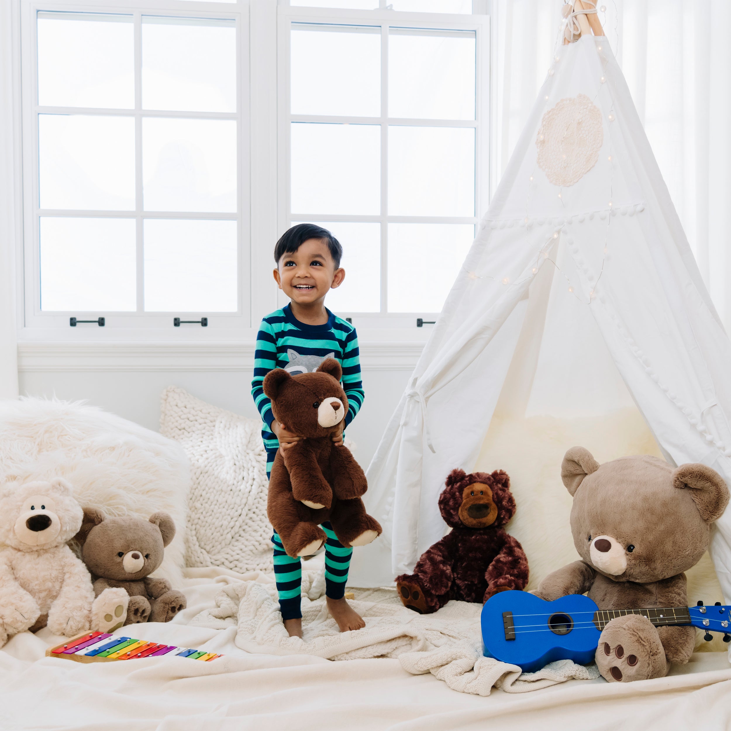 GUND Philbin Classic Teddy Bear, Premium Stuffed Animal for Ages 1 and Up, Chocolate Brown, 12”