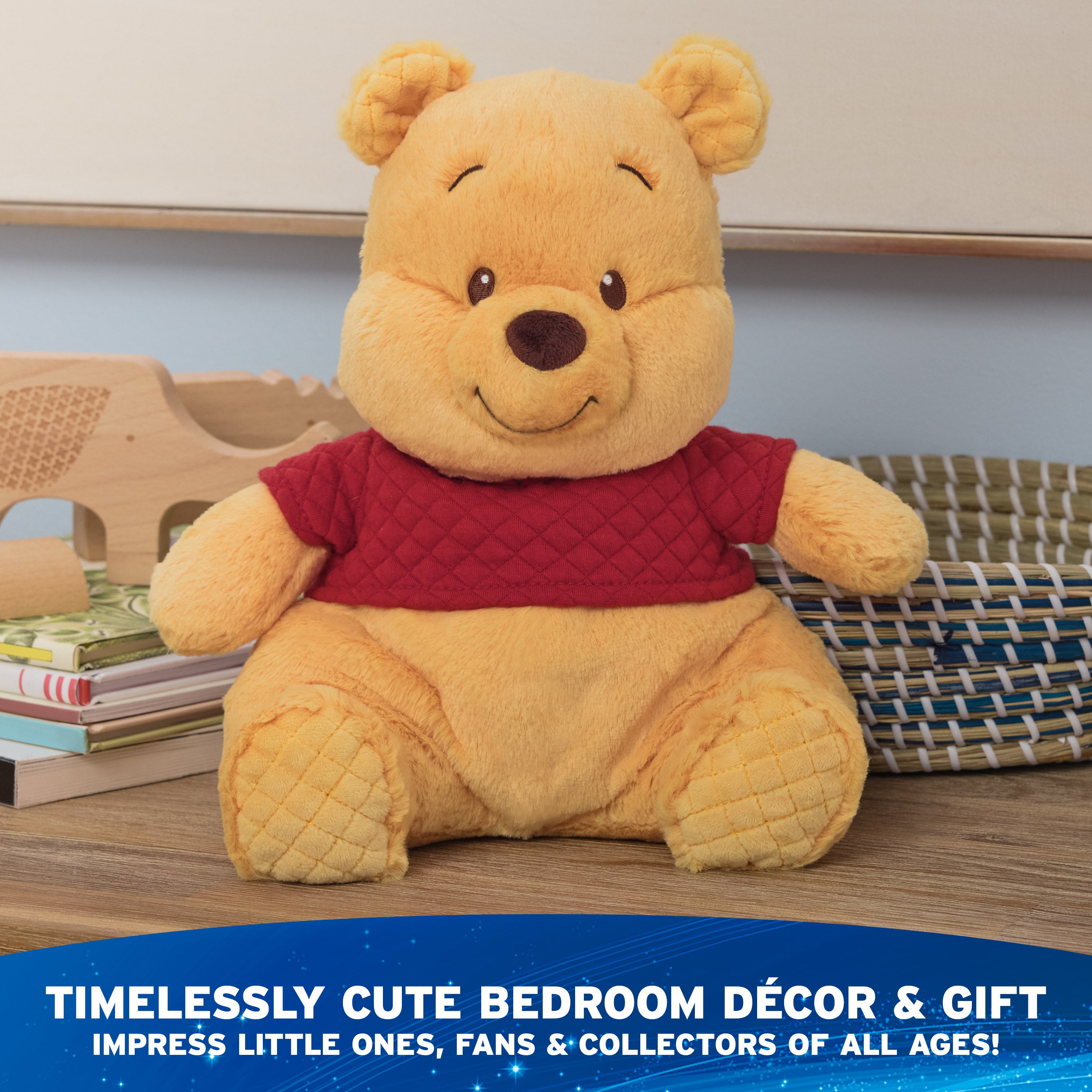 GUND Disney Official Winnie the Pooh Oh So Snuggly Plush, Teddy Bear Stuffed Animal for Babies and Infants, Yellow, 12.5”