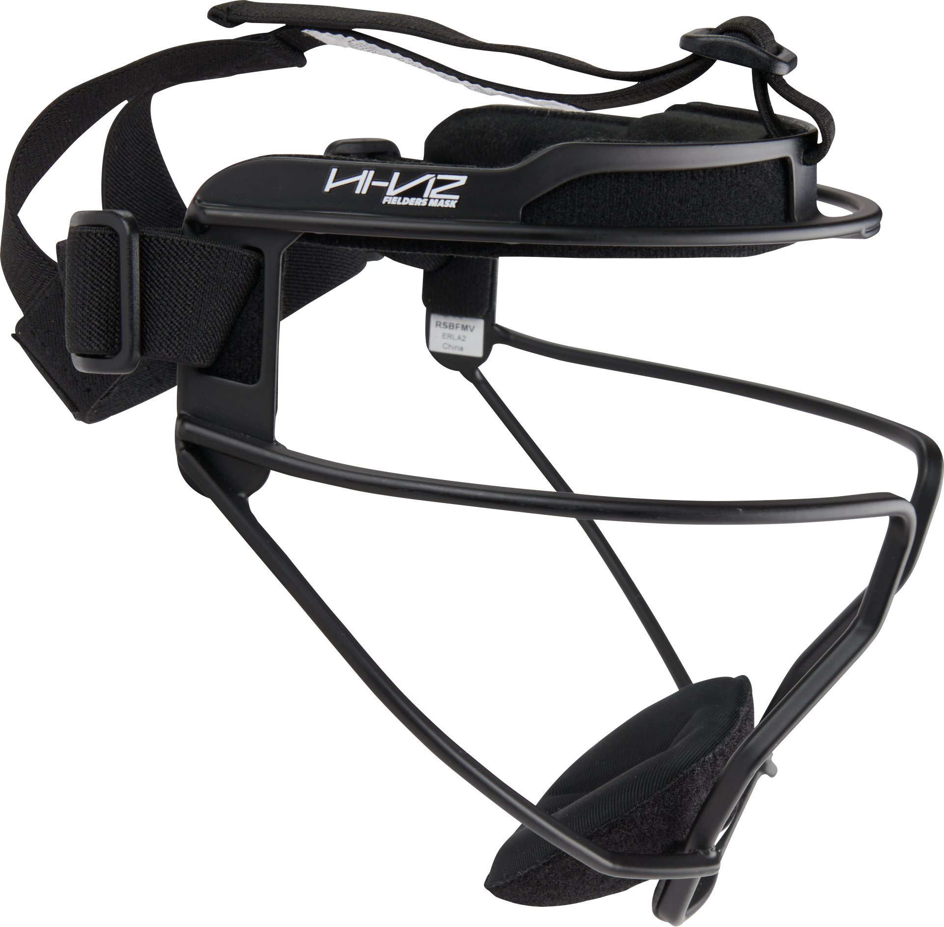 Rawlings Hi-Viz Adult Softball Fielders Mask - Black