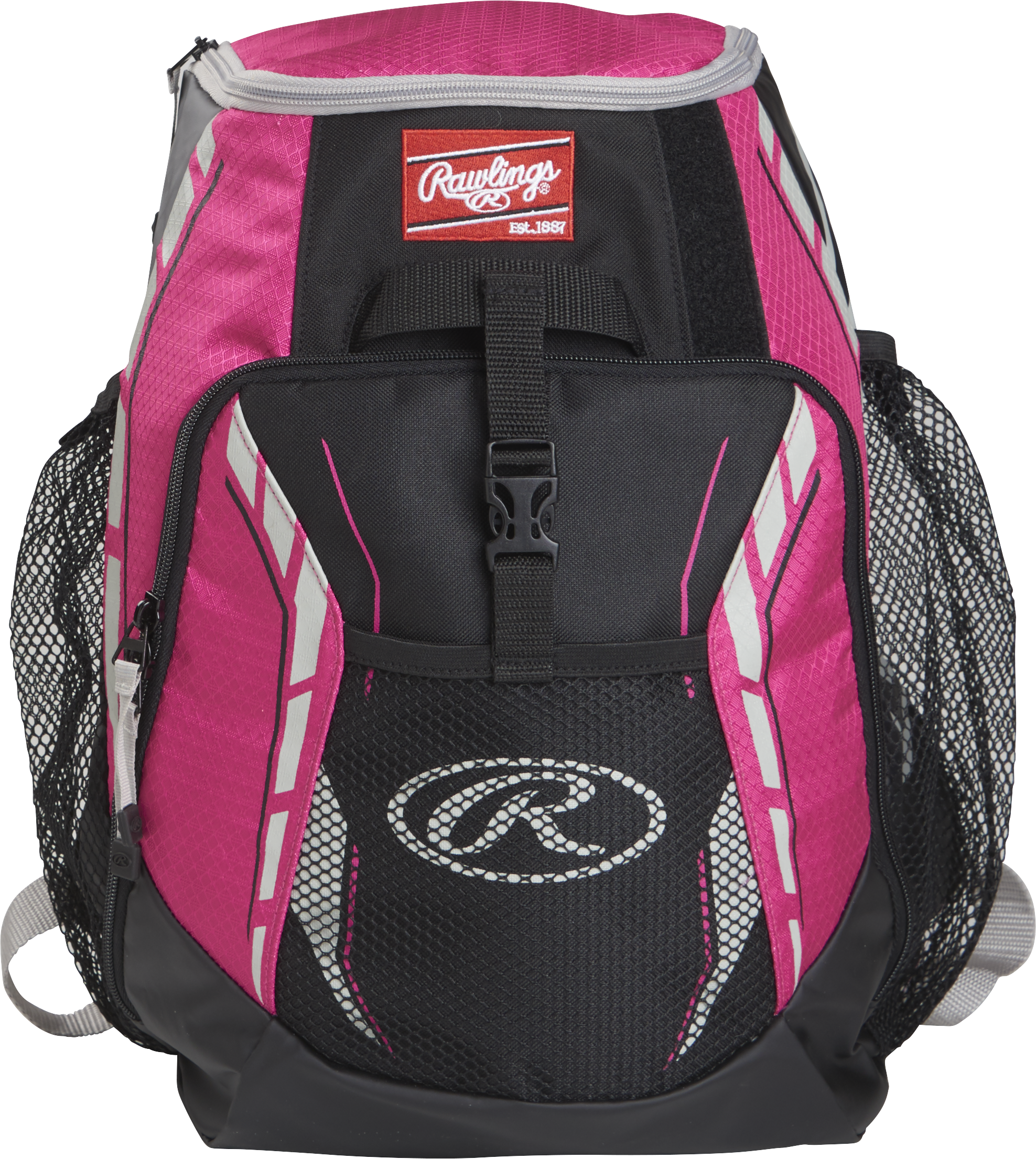 Rawlings R400 Youth Players Backpack - Neon Pink