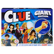 Spin Master Games, Clue Giant Edition, Family Game for Indoor & Outdoor Fun with Big Oversized Board, for Family and Kids, 2-4 Players, Ages 6 & Up
