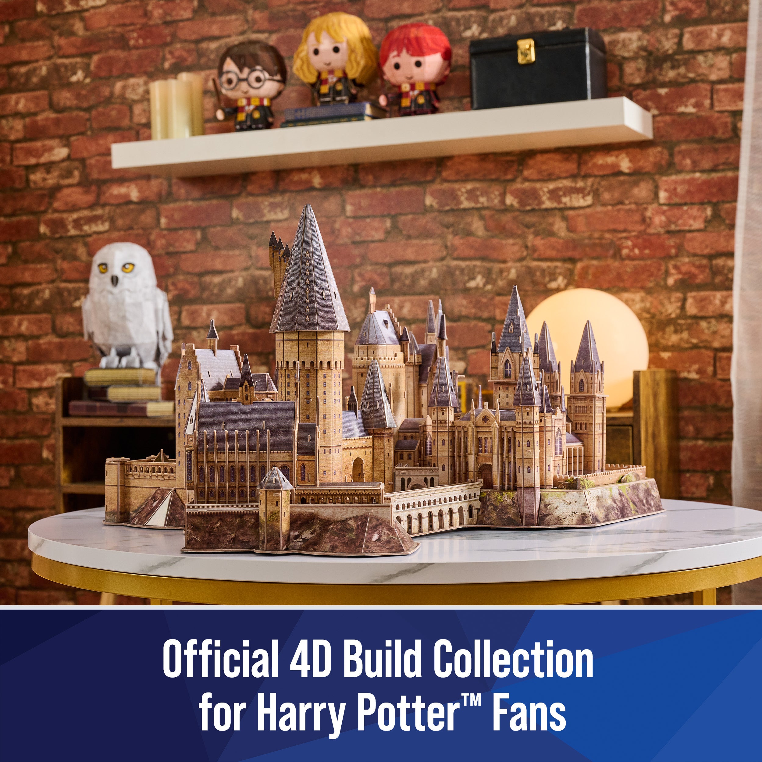 4D Build, Harry Potter Character 3D Puzzle Model Kit 87 Pcs, Harry Potter Gifts Desk Decor, Building Toys, 3D Puzzles for Adults & Teens 12+