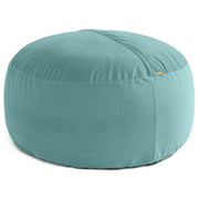 Jaxx 5 Foot Saxx - Large Round Bean Bag Chair for Adults - Lush Velvet Turquoise
