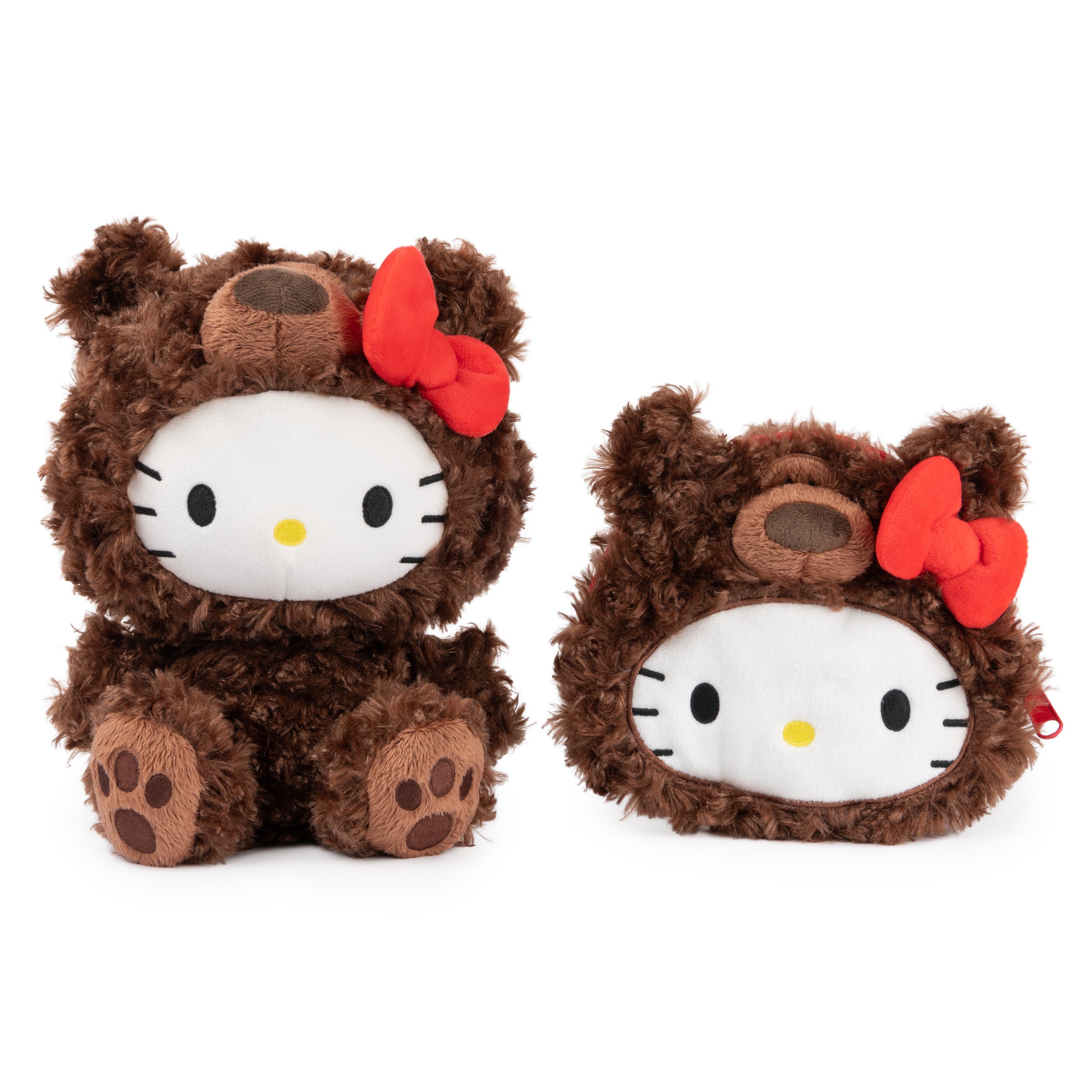 GUND Sanrio Hello Kitty Philbin Teddy Bear Plush Toy, Premium Stuffed Animal for Ages 1 and Up, Brown, 10”