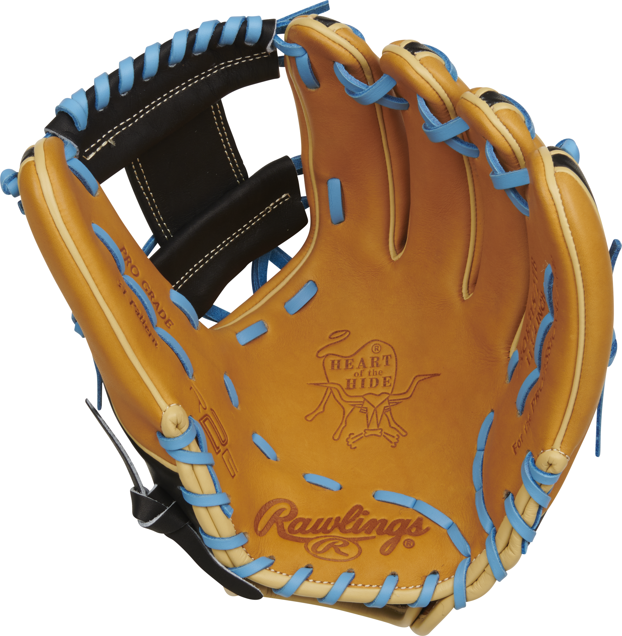 Rawlings Heart Of The Hide Series 11.75-Inch Baseball Glove  - Right Hand Thrower - Tan/Black