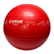55Cm Exercise Ball - Red