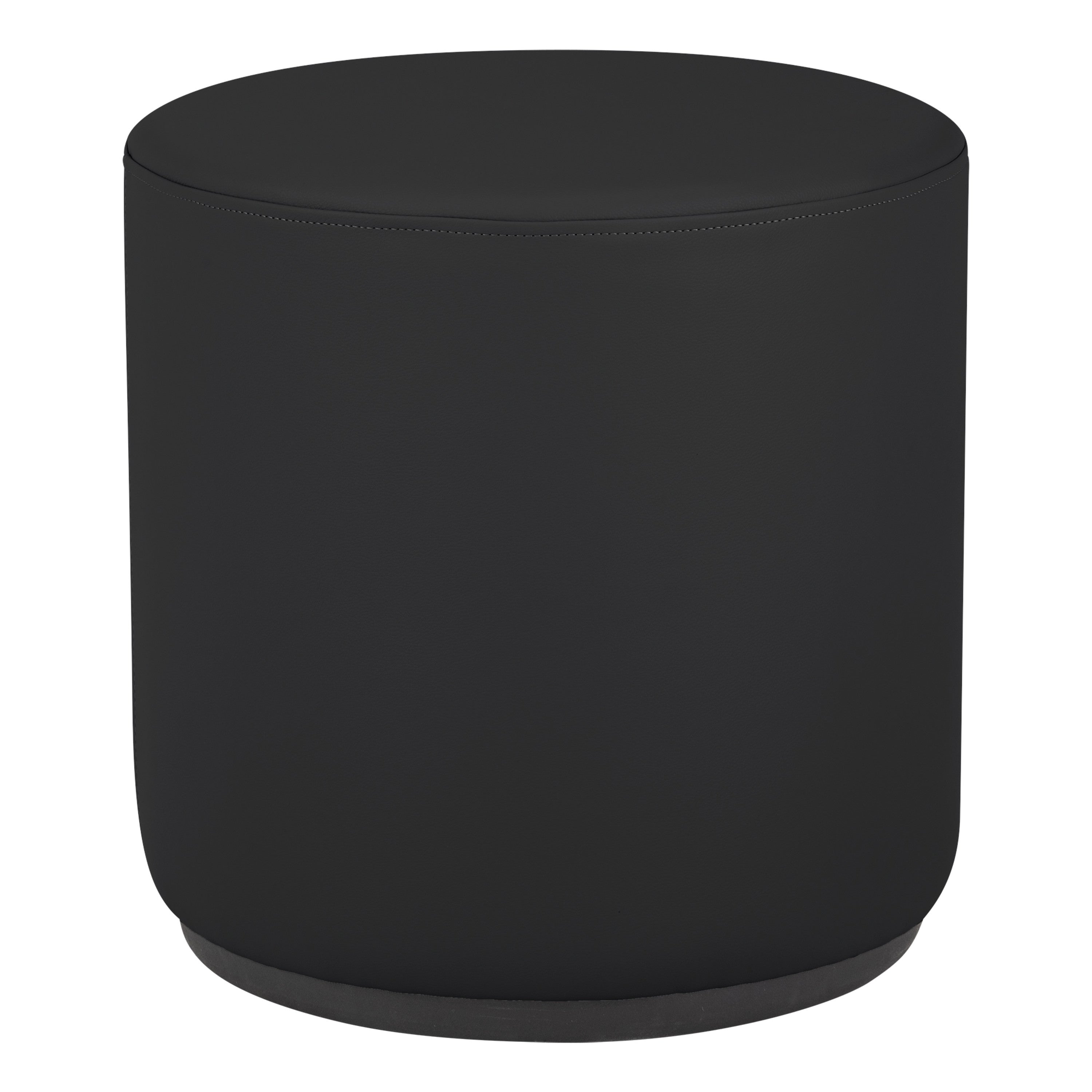 Pro Series Upholstered 18" Round Ottoman Rocker 18" Height - Black