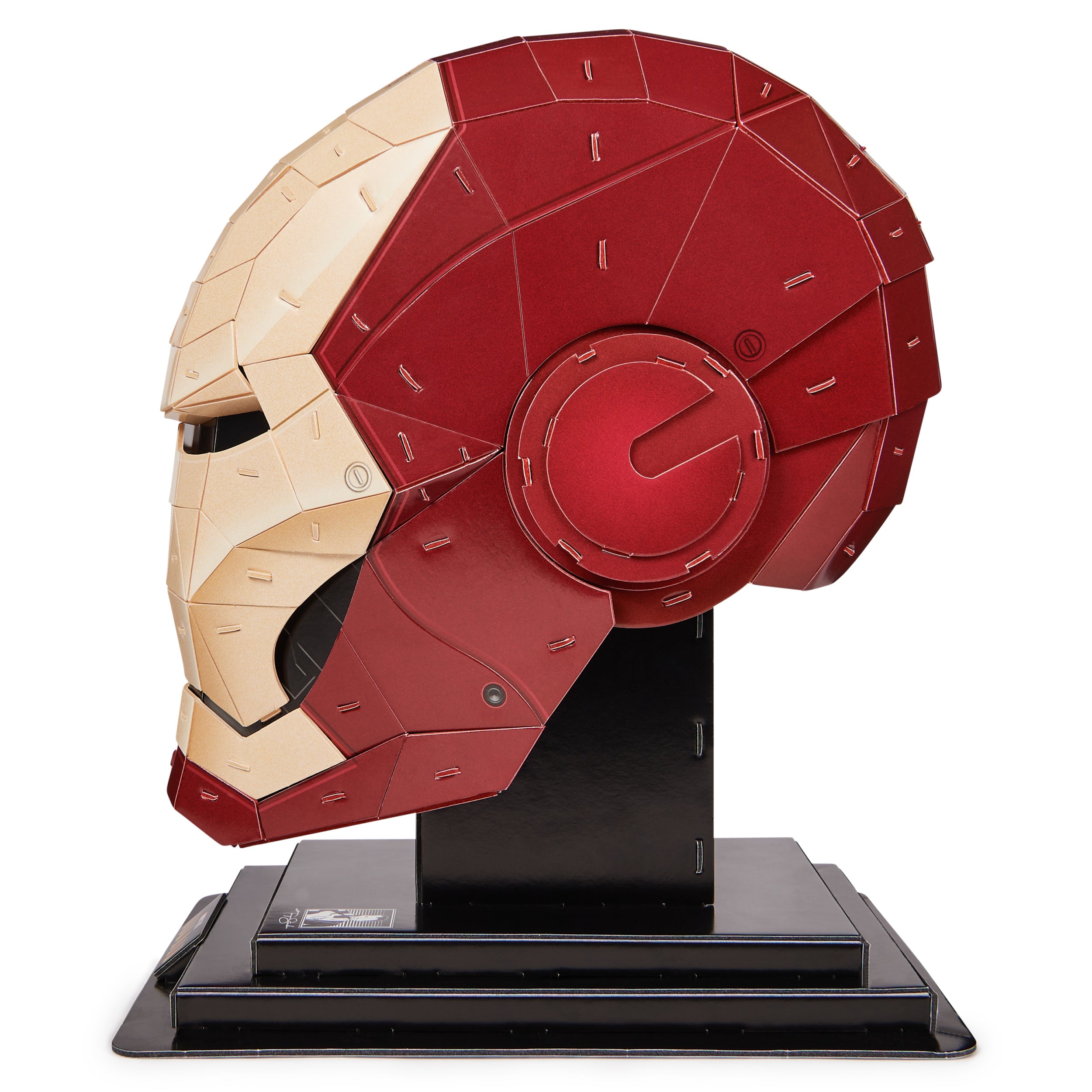 4D Build, Marvel Iron Man 3D Puzzle Model Kit with Stand 96 Pcs, Iron Man Helmet Desk Decor, Building Toys, 3D Puzzles for Ages 12 & Up