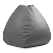 Jaxx Gumdrop Commercial Grade Bean Bag for Educational Environments, Large Size - Premium Vinyl - Charcoal