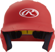 Rawlings Mach Matte Senior Baseball Helmet - Scarlet