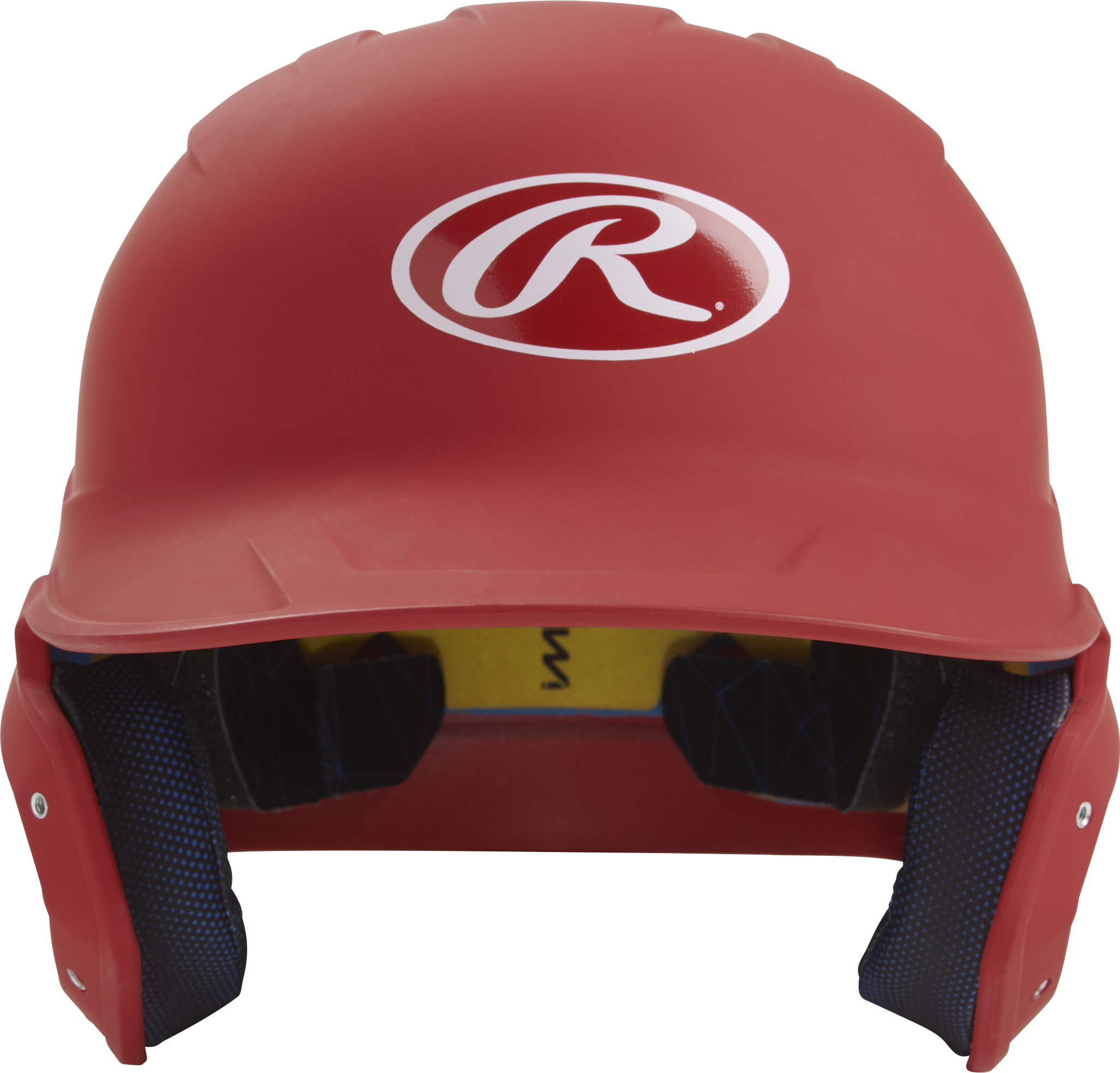 Rawlings Mach Matte Senior Baseball Helmet - Scarlet