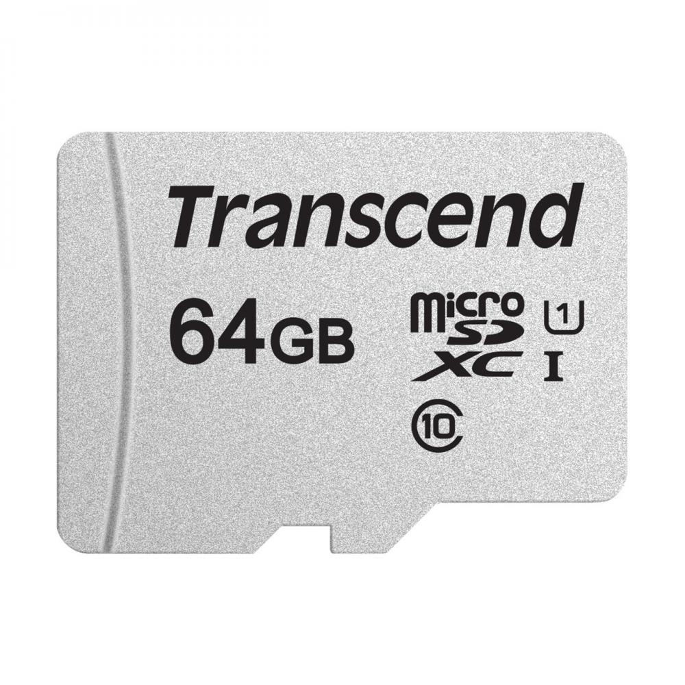 Transcend 64GB microSDXC UHS-I U1 Class 10 300S Memory Card