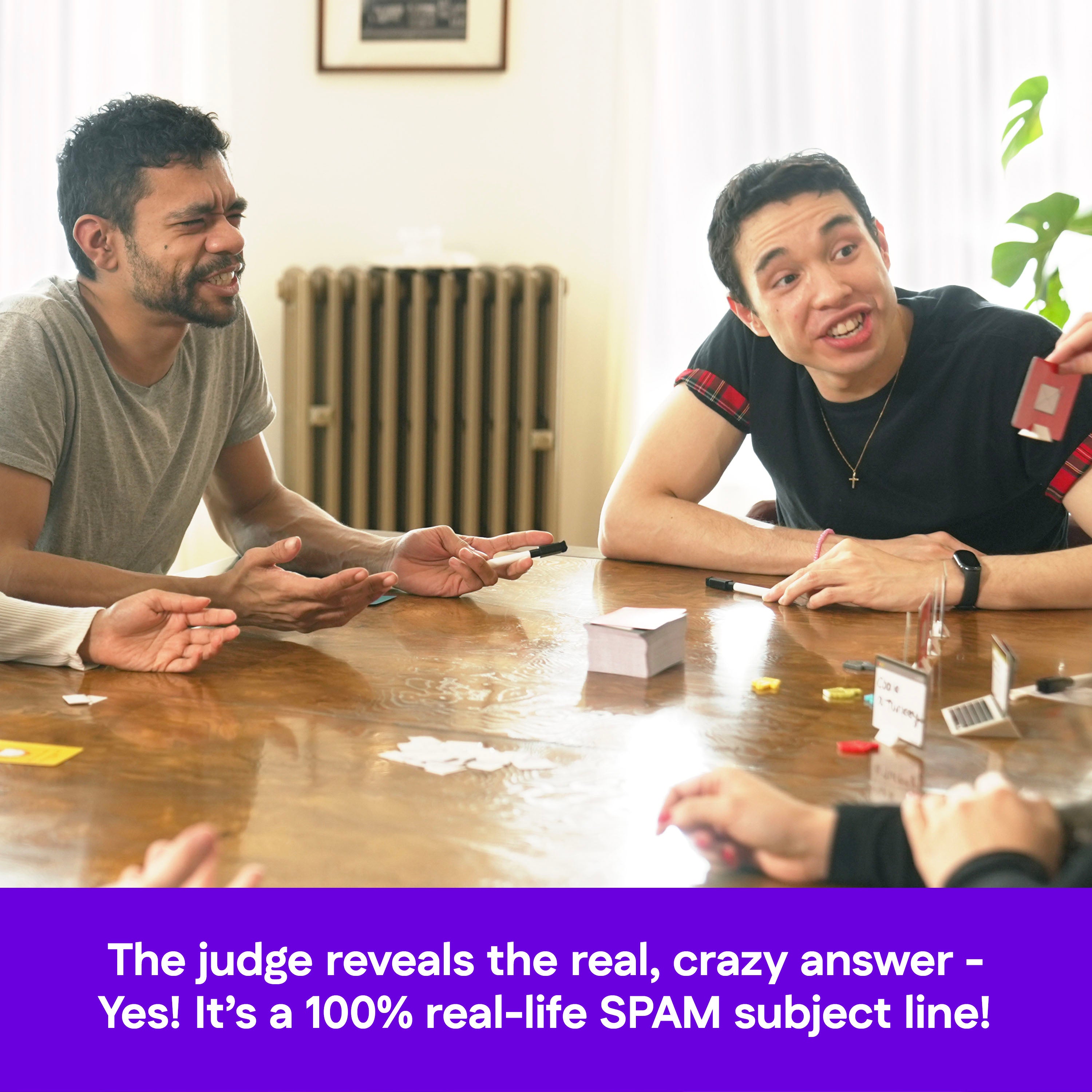 Spin Master Games, You’ve Got Junk - The Hilarious Spam-Filled Party Game, Adult Email Subject Line Cards for Friendsgiving, Happy Hour, Bachelorette Party, Adults, 3-10 Players, for Ages 18 & Up