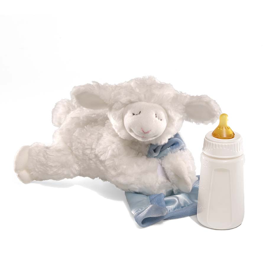 GUND Lena Lamb w/ IC Chip - Blue