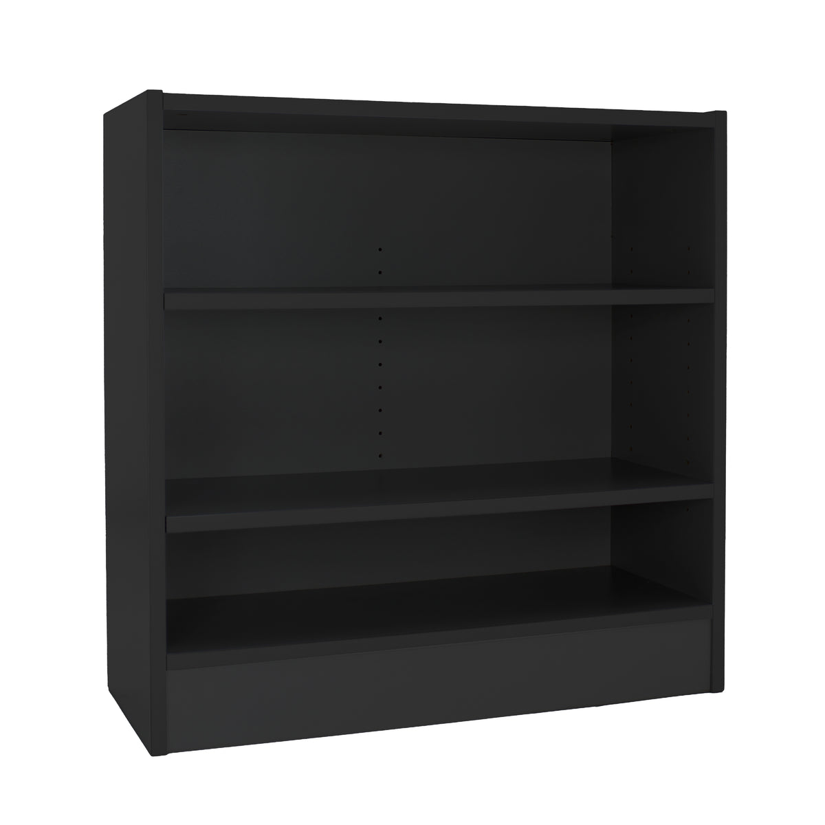 Laminate 2-Shelf Bookcase 30" Height - Black