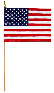 8X12 IN VB US WOOD STAFF W/SPEAR 12PK