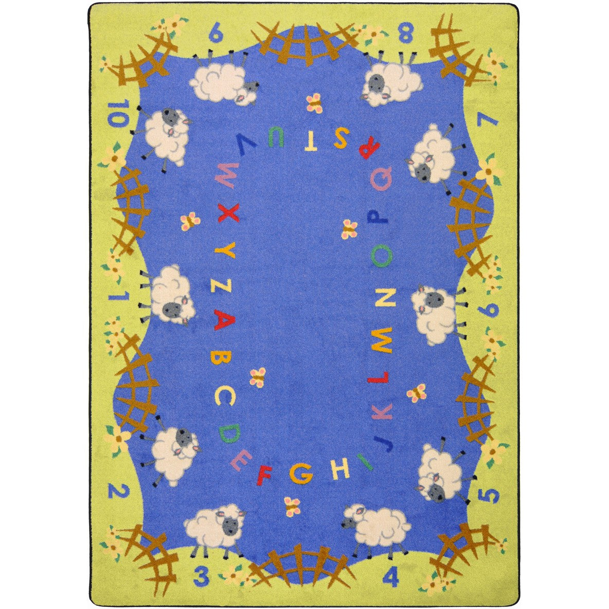 Lamby Pie 10'9" x 13'2" area rug in color Multi