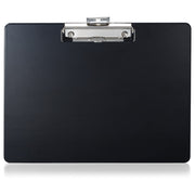 Recycled Plastic Clipboard, Letter Size, Landscape, Black