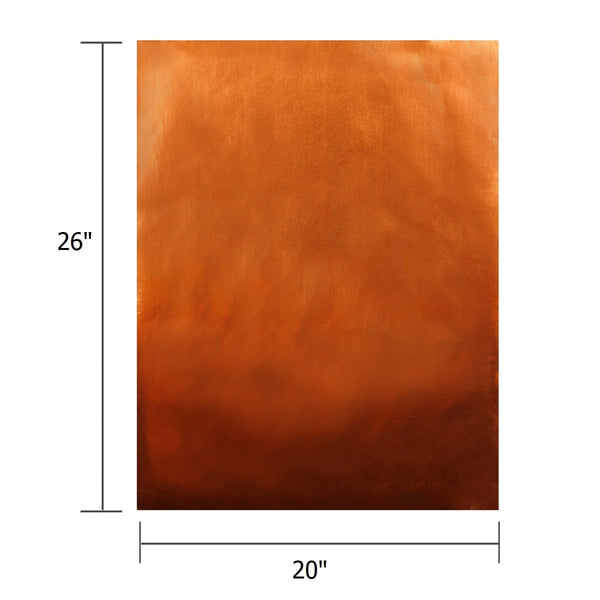 Metallic Paper - 20"x26", Single Sheet, Red Copper