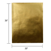 Metallic Paper - 20"x26", 12 sheets, Gold