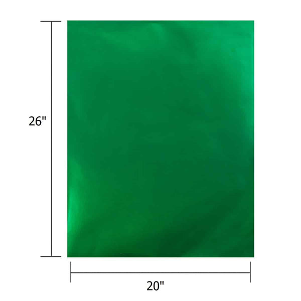 Metallic Paper - 20"x26", Single Sheet, Green