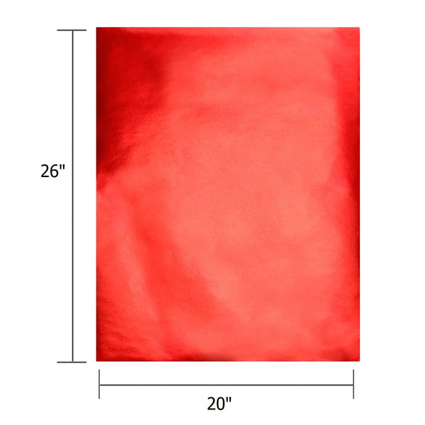 Metallic Paper - 20"x26", Single Sheet, Red