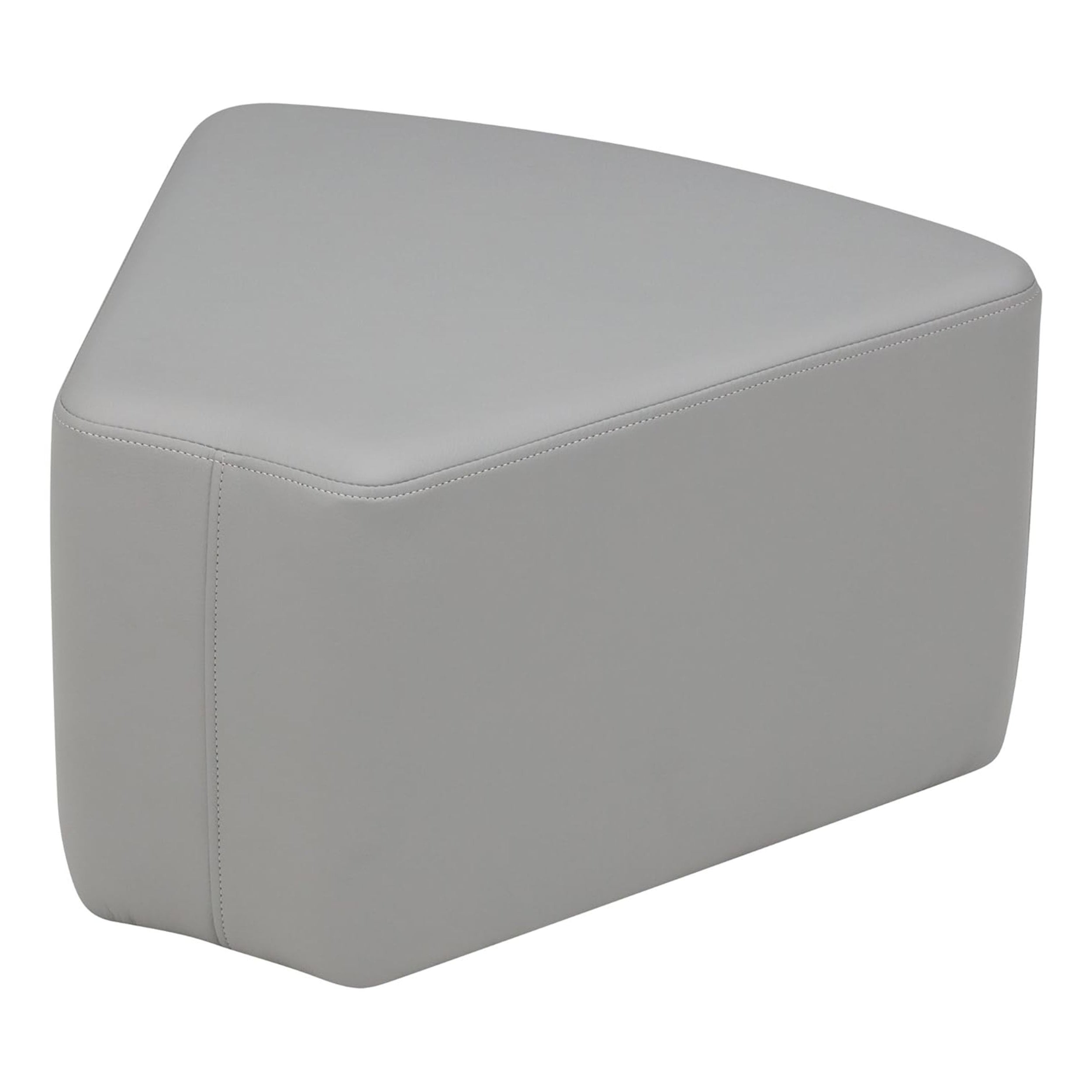 Pro Series Upholstered Wedge Ottoman 12" Height - Gray