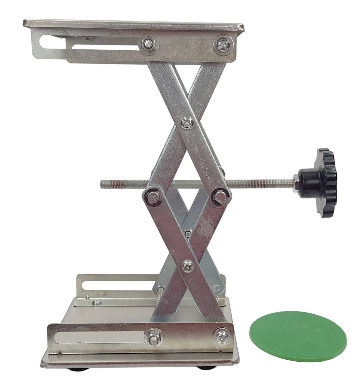 Lab Jack, 150mm Square Base, Electro Plated, Case of 5