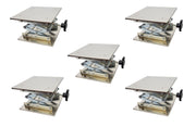 Lab Jack, 200mm Square Base, Electro Plated, Case of 5