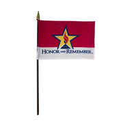 4X6 IN EB HONOR & REMEMBER FLAG  12PK