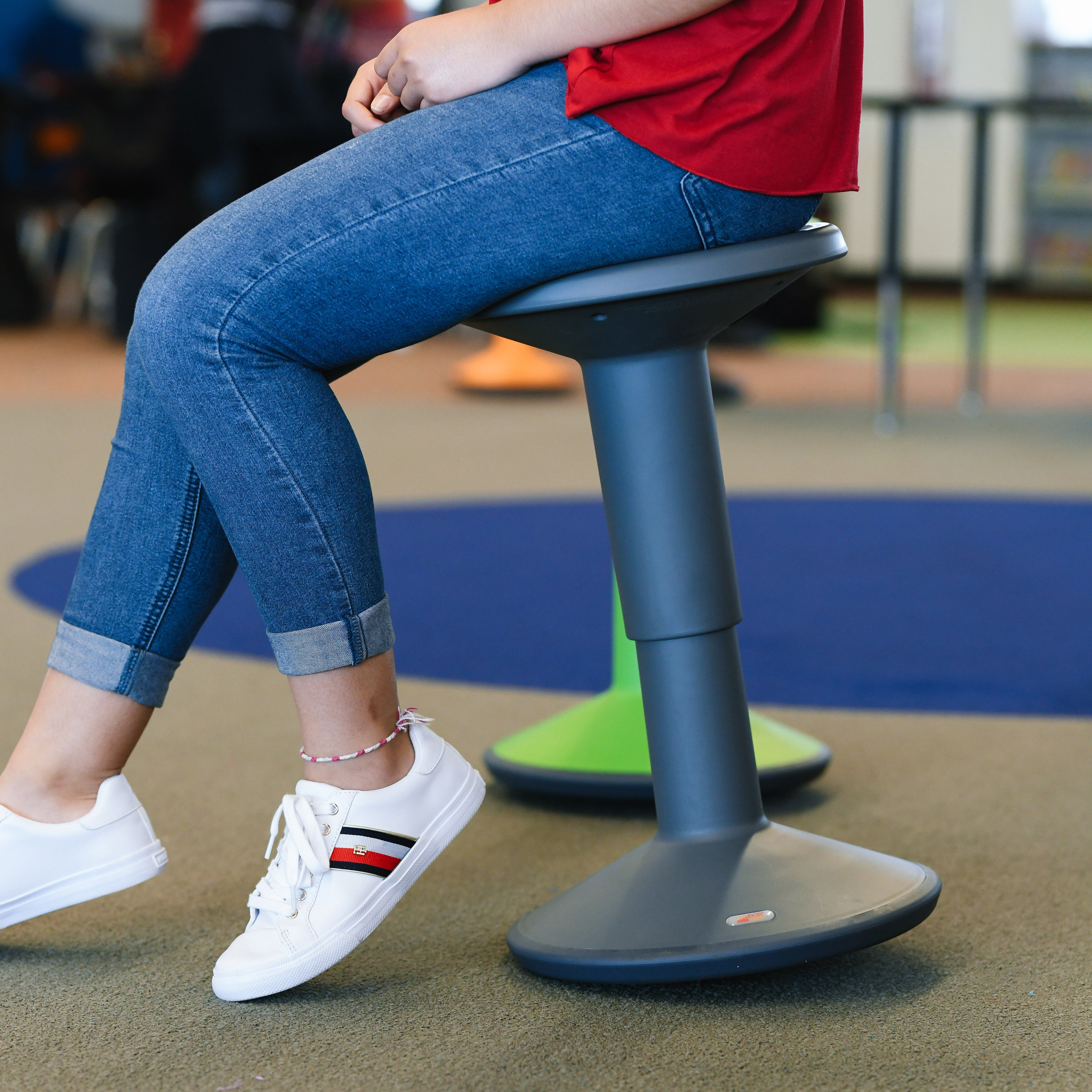 SitWell Adjustable Stool - Grey