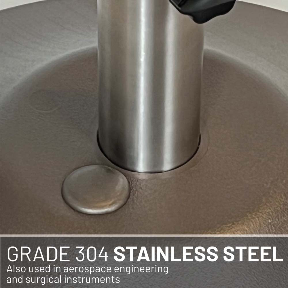 Fillable 50 lb Premium Umbrella Base with Stainless Stem (Bronze)