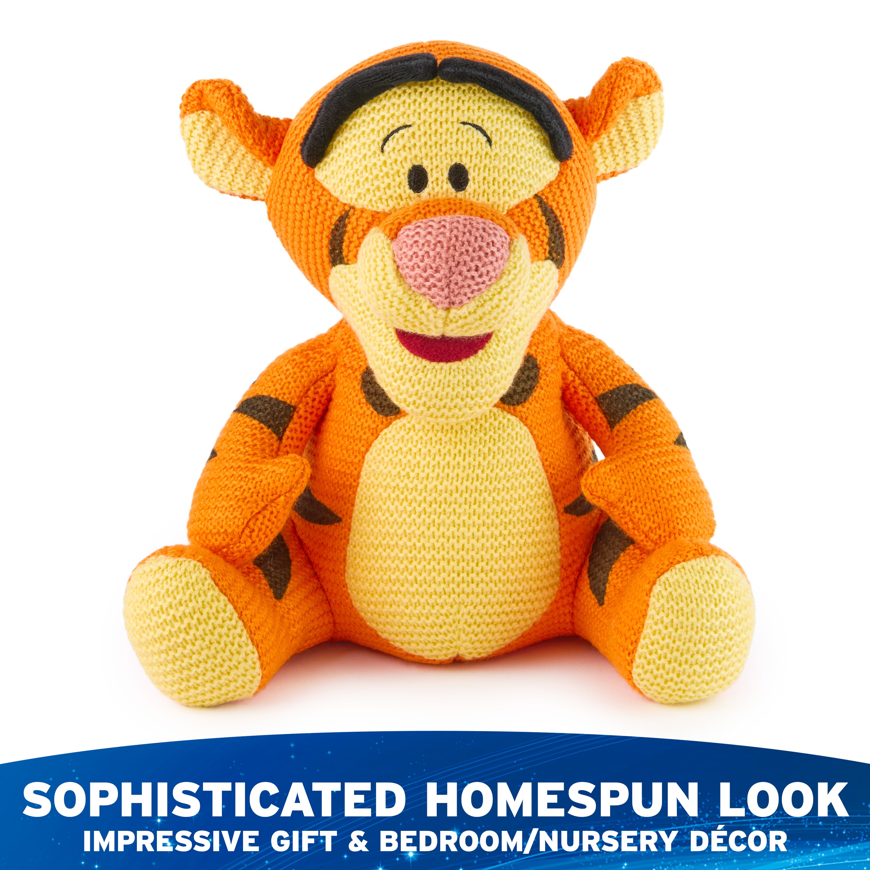 GUND Disney Official Tigger Knit Plush, Winnie the Pooh, Stuffed Animal for Ages 1 and Up, Orange, 10”