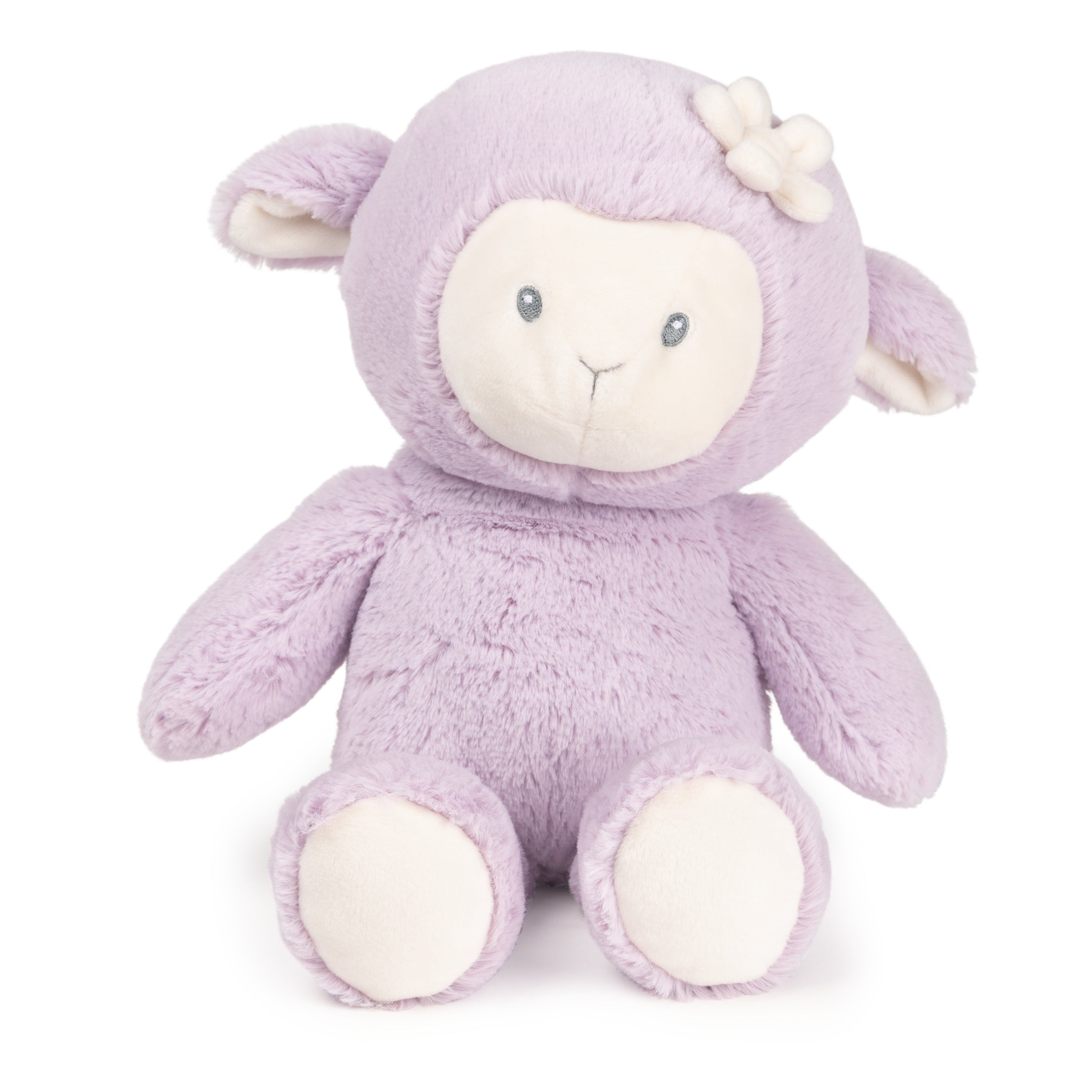 Baby GUND Sustainable Lamb Plush, Stuffed Animal Made from 100% Recycled Materials, For Babies and Newborns, Spring Decor, Lavender/Cream, 13”