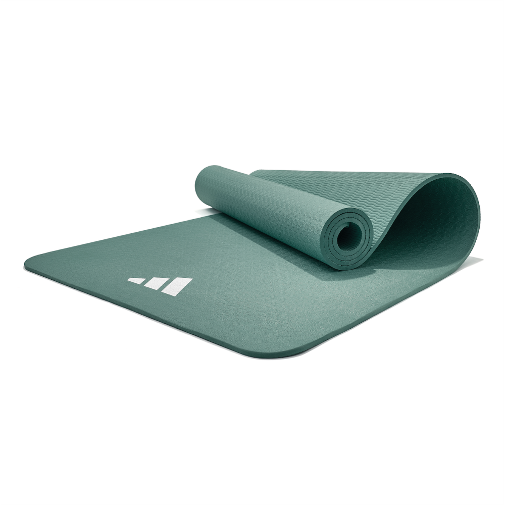 Adidas Yoga Mat 8mm(.3" Thick) - Raw Green, 69" x 24"