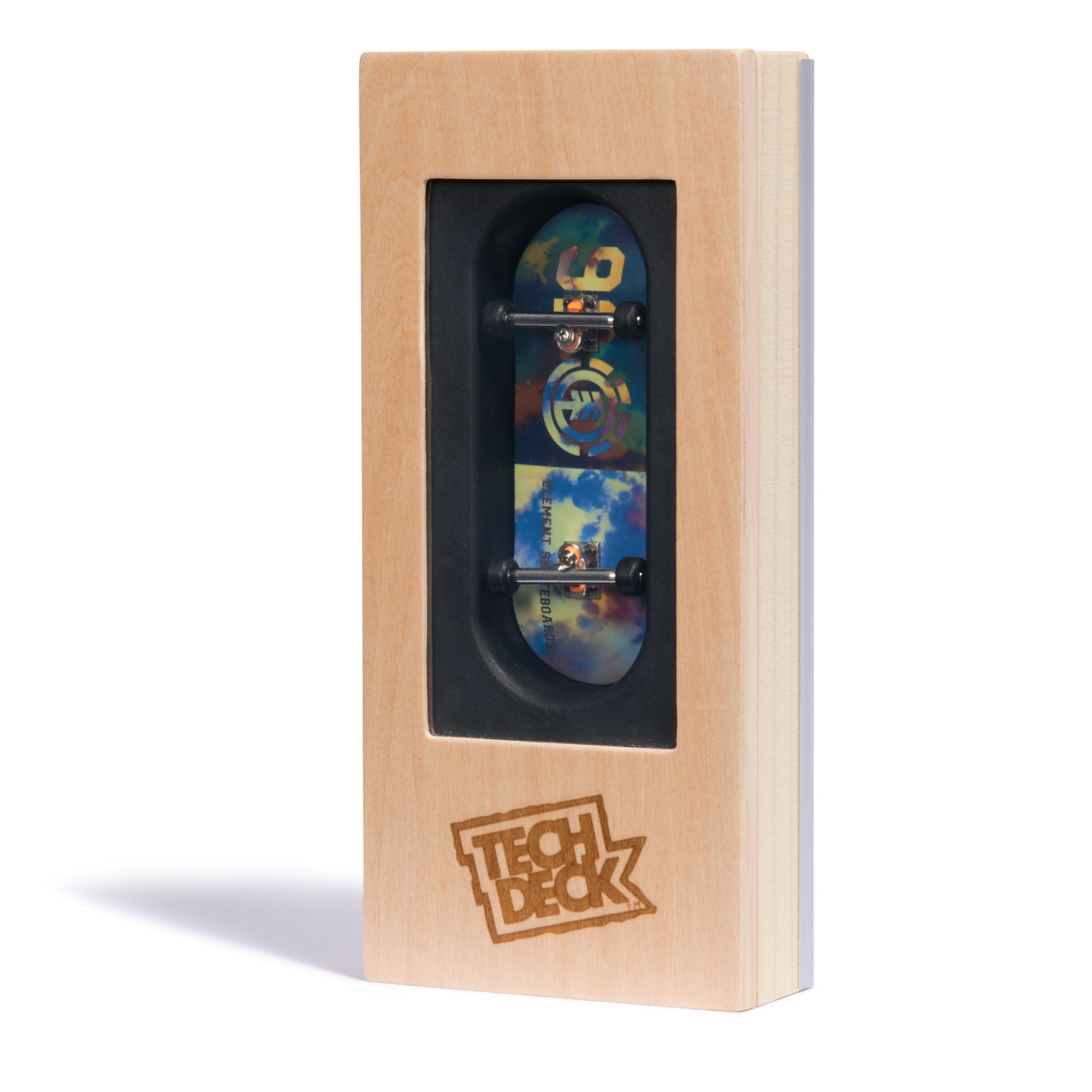 Tech Deck, Element Pro Series Finger Board with Storage Display, Built for Pros; Authentic Mini Skateboards, Kids Toys for Ages 6 and up