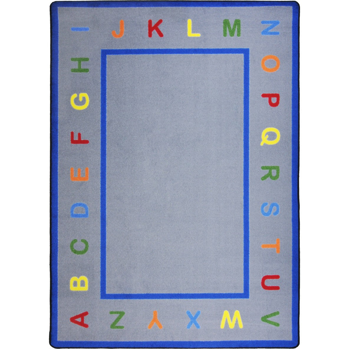 Learn Your Letters 5'4" x 7'8" area rug in color Multi