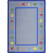 Learn Your Letters 10'9" x 13'2" area rug in color Multi