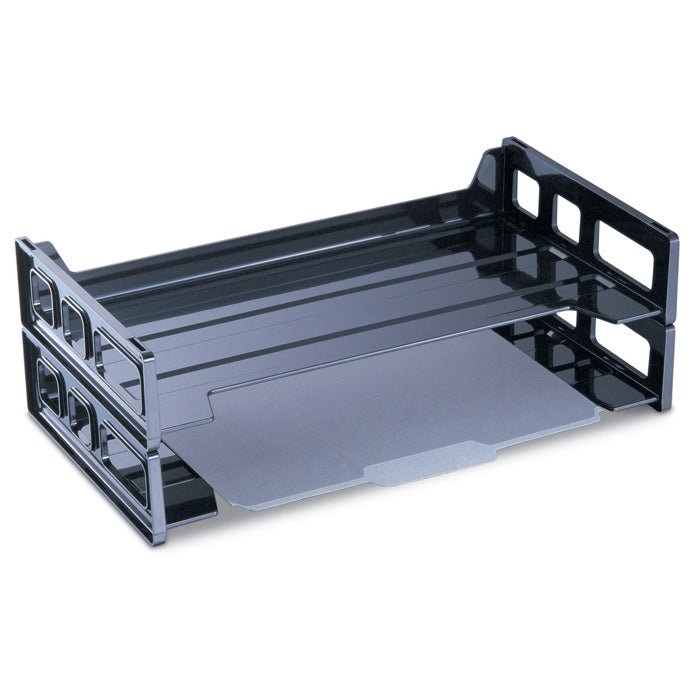 Recycled Legal Tray, Side Load, Self-Stacking, 2PK