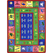LenguaLink (Spanish) 5'4" x 7'8" area rug in color Multi