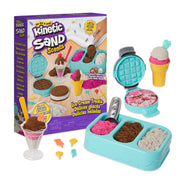 Kinetic Sand Scents, Ice Cream Treats Playset with 3 Colors Scented Play Sand & 6 Tools, Sensory Toys for Kids Ages 3 and up