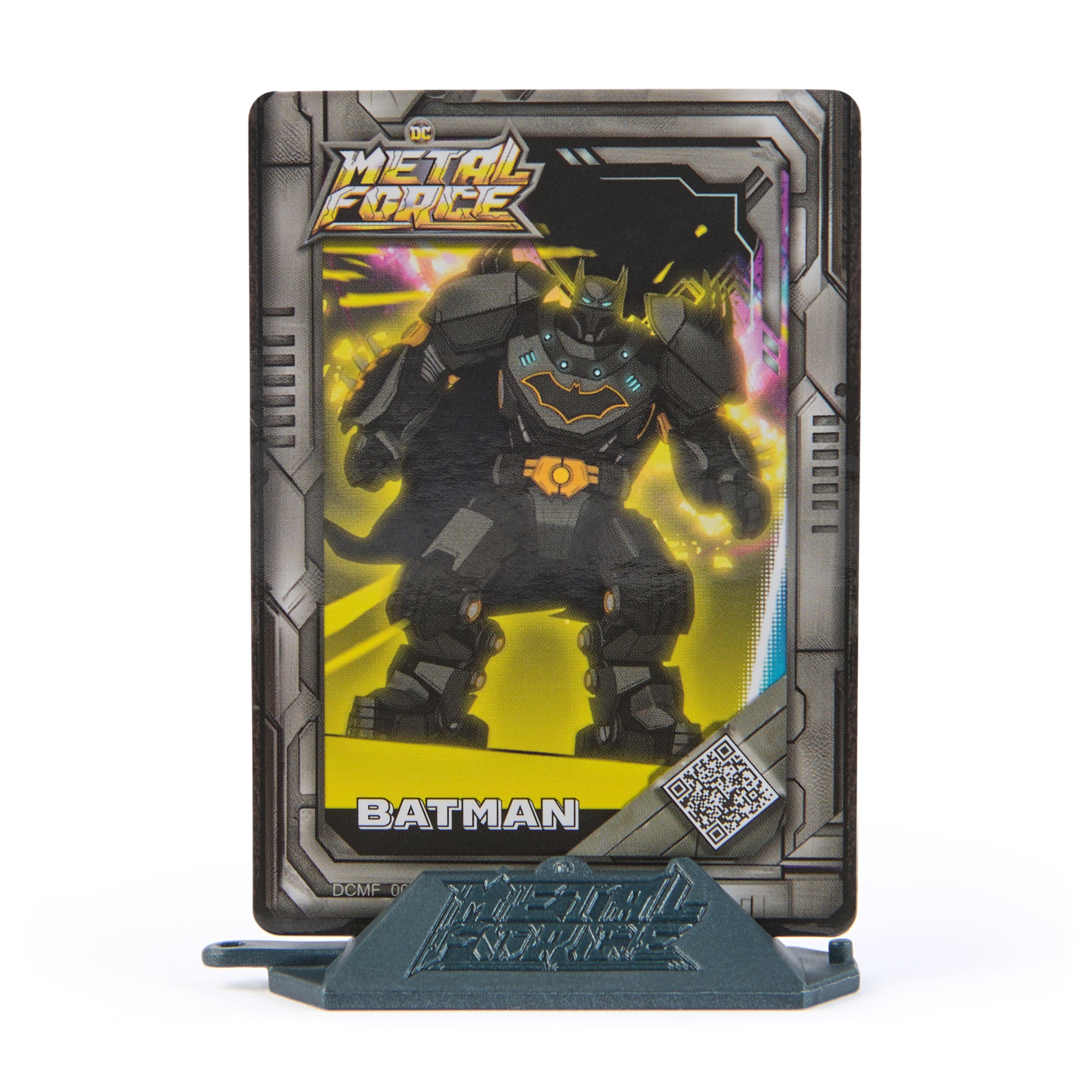 DC Comics Metal Force Batman Action Figure, 4.3-Inch with Accessories, Super Hero Collectible Kids Toys for Boys and Girls Ages 4+